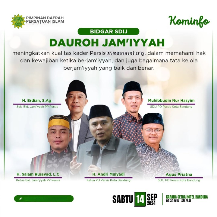 Dauroh Jamiyyah SDIJ PD PERSIS Provinsi Nusa Tenggara Timur